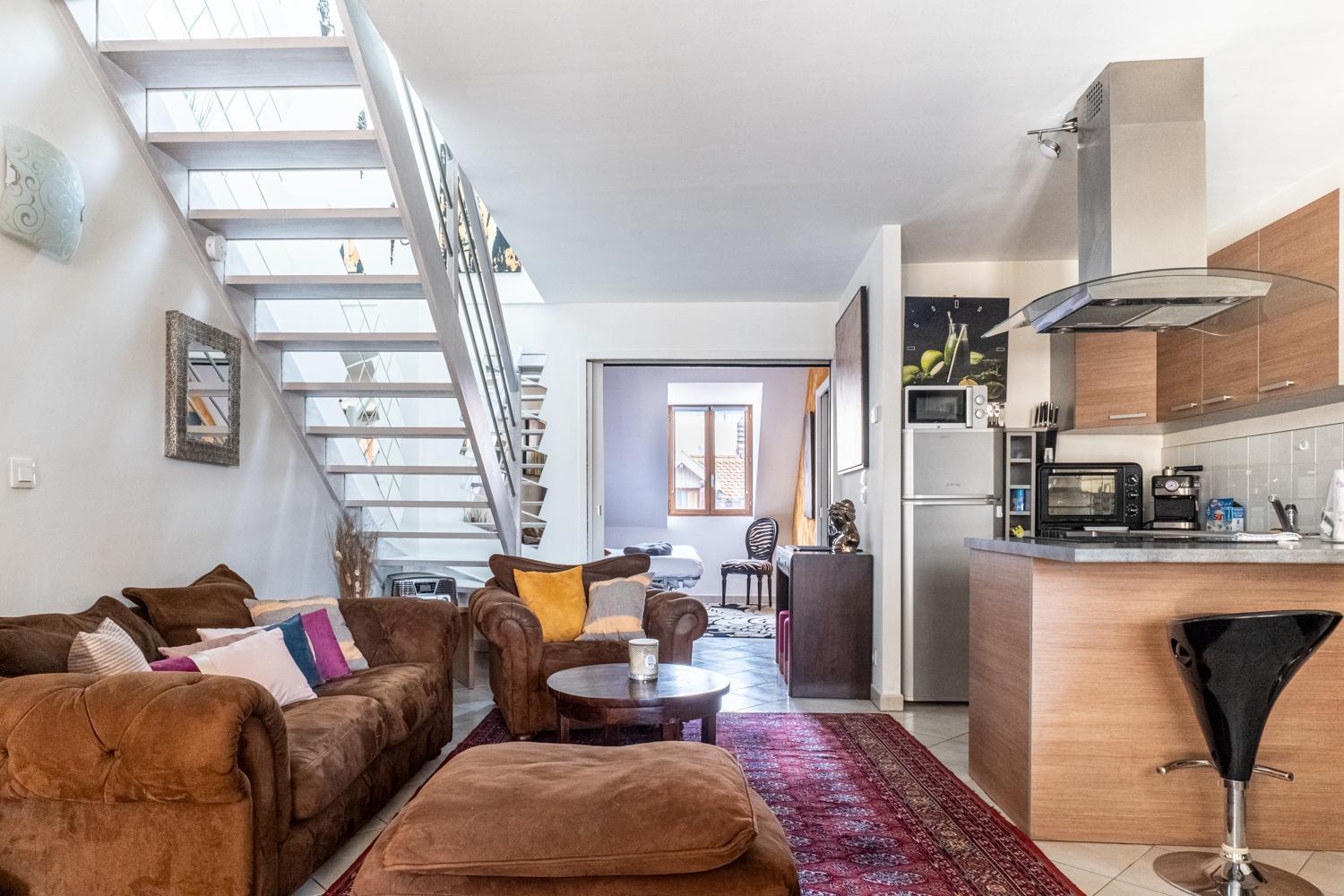 Carnot Duplex, Spacieux 3 Pieces Avec 2 Chambres Sur Les Rue Pietonnes Annecy Exterior foto